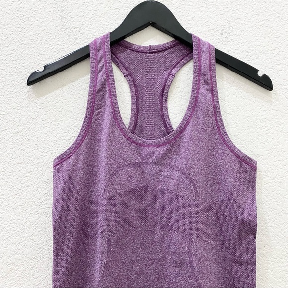 LULULEMON Run: Swiftly Tech Racerback Tank Heathered Tender Violet Size 6 - Picture 8 of 15